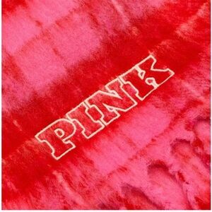 Victoria’s Secret PINK Pink and Red Plaid Scarf NWT